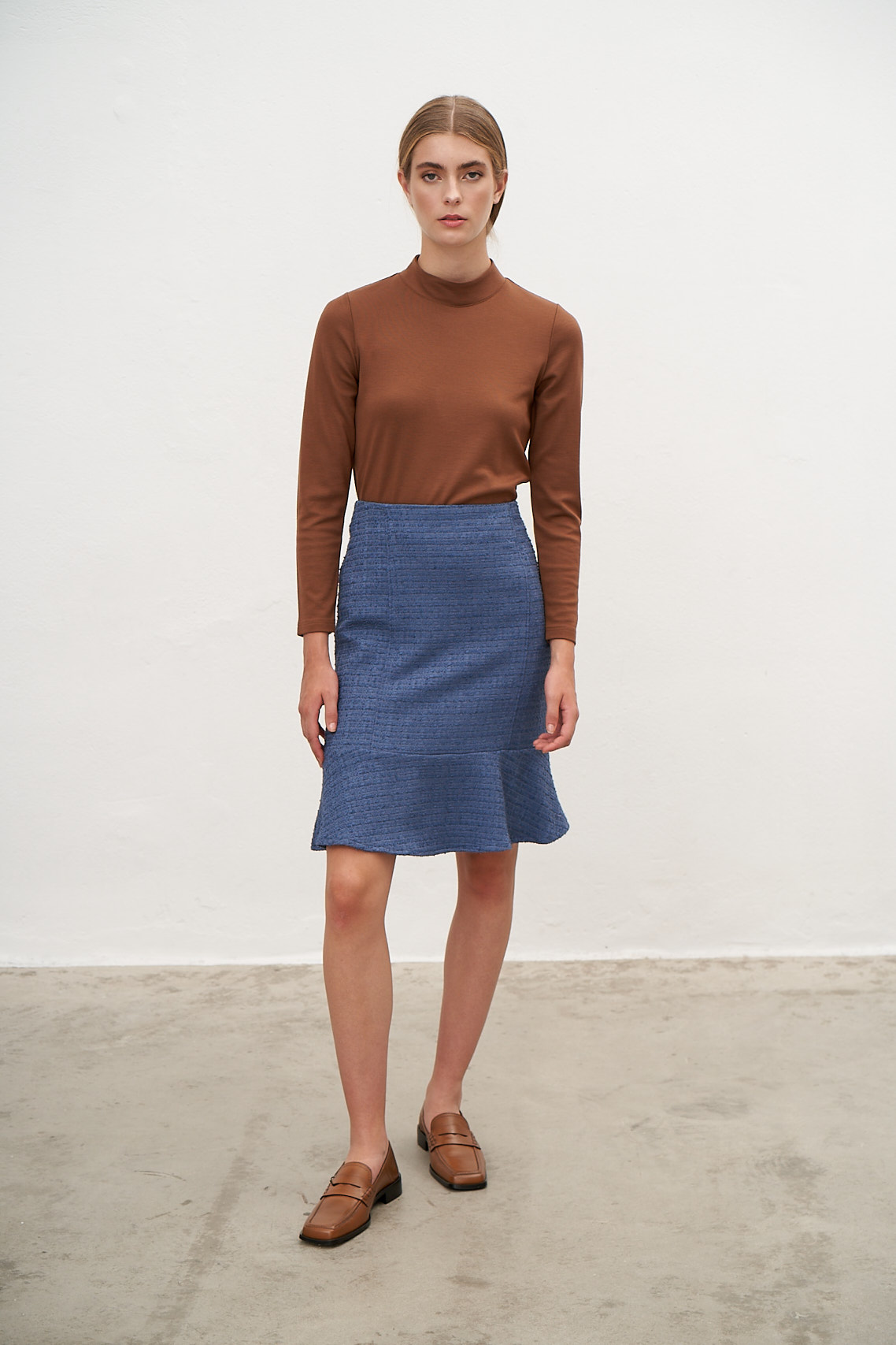 11342 Φούστα tweed με βολάν (1)