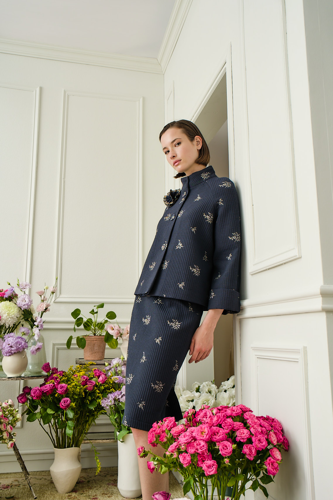 Boxy σακάκι μπροκάρ (5)