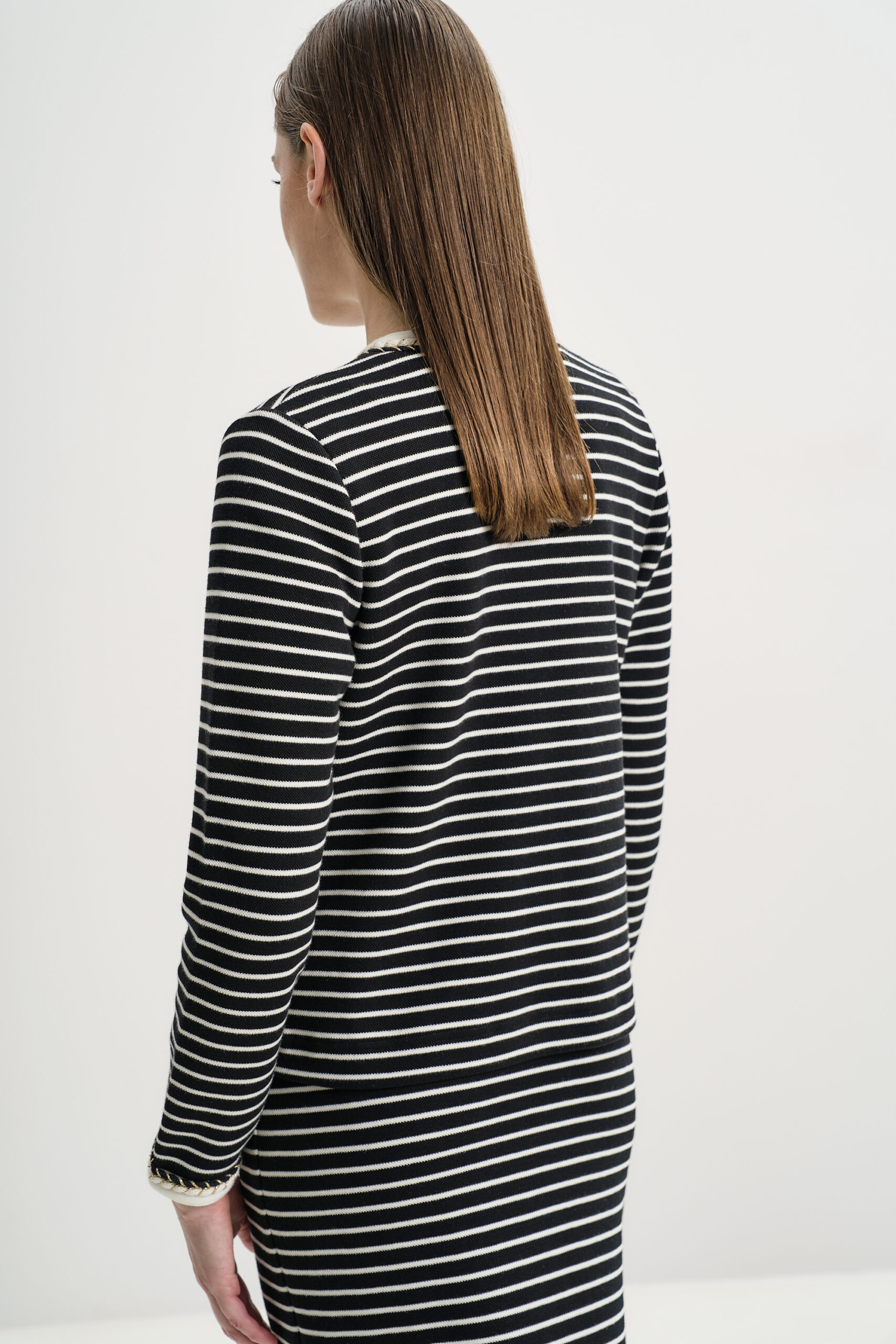 Ζακέτα ριγέ με πλεξούδα (5)